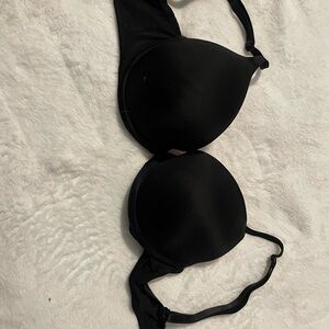 PINK Victoria’s Secret Black “Wear Everywhere Push Up Bra”